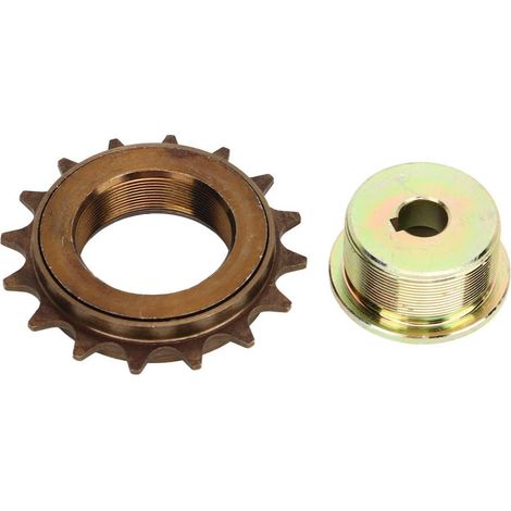 Jeu d'adaptateur de roue libre gauche en fer robuste pour moteurs MY1016Z MY1016 MY1018 MY1020 avec pignon 16T (1/5)