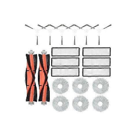 Accessoires pour aspirateur robot S10+ / S10 Plus : brosse latérale principale, filtre HEPA, chiffon de nettoyage, pièces de rechange (1/5)