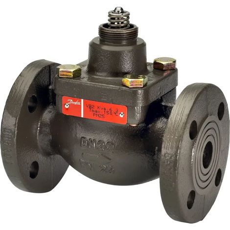 Danfoss Valvola a passaggio diretto VB2 DN50 Kvs 40,0, PN25, GGG40,3, Flangia, 065B2061
