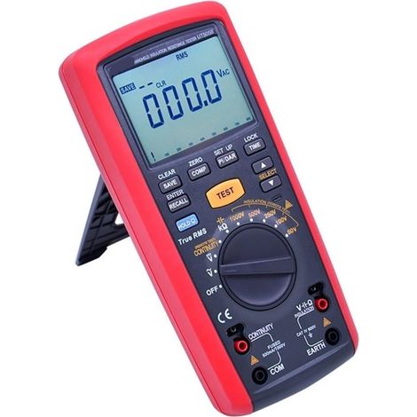 Testeur De Résistance D'isolement Portable UT505B Multimètre Numérique True RMS DC AC Volt Ohm Meter Mégohmmètre 1KV Stockage De Données (1/5)