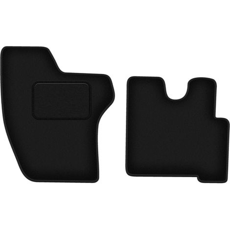 Tappetini per auto in velluto nero per: furgone VW LT II (1996-2006) (1/5)
