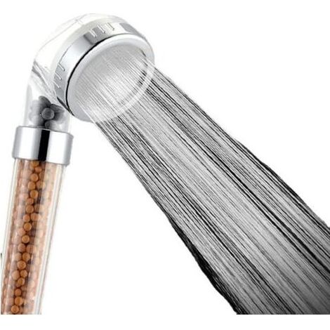 Pomme de douche à jet à anions, haute pression, économie d'eau, pluie, salle de bain, SPA, filtre (1/5)