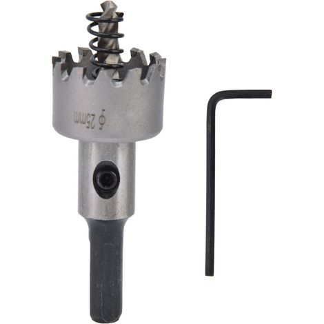 Jeu de scies cloches en carbure pour acier inoxydable aluminium, queue triangulaire antidérapante 25mm 12 dents (1/5)