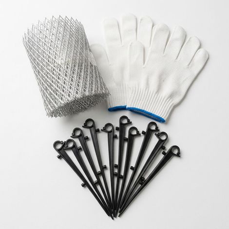 Grille de protection pour gouttières de toit - En aluminium - 6 m - Protection contre les feuilles - Protection contre les feuilles - Pour gouttières (15 cm) (1/5)