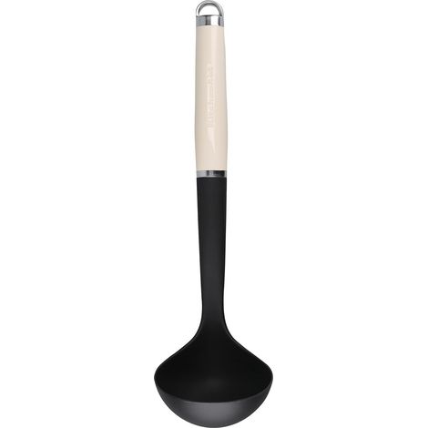 KitchenAid Mestolo da Cucina Antiaderente in Acciaio Inossidabile, Color Crema (1/5)