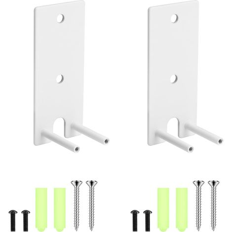 2 Pièces de Support Mural pour L'enceinte D'intérieur OmniJewel Lifestyle 650, Enceintes Surround 700 Supports, Blanc (1/5)