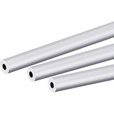 Tube Aluminium 6063 Rond Tube 12mm Diamètre Externe 5mm Interne Diamètre 25cm Longueur Tuyau Tubes 3 Pcs (1/5)