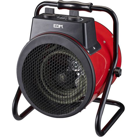 Chauffage industriel EDM 07098 Noir Orange 1500 W 3000 W - Marque : EDM Produit - EAN : 8425998070989