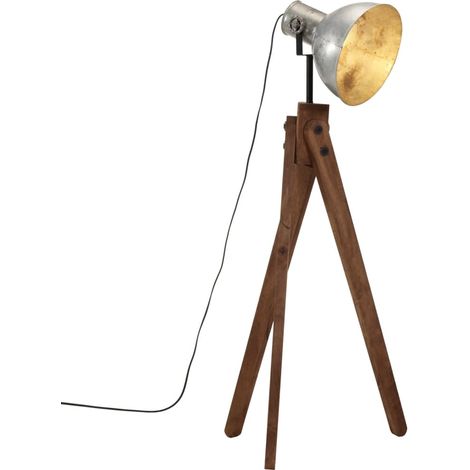 Stehleuchte 25 W Vintage Silbern 45x45x120 cm E27