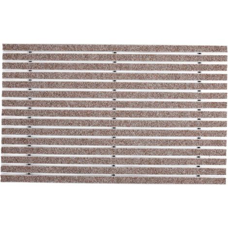 Paillasson encastrable 10mm + Cadre alu 13mm  120x80cm Sable