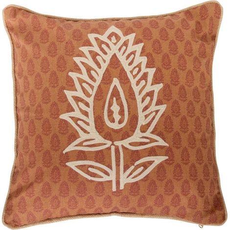 Housse de Coussin "Sienna" 40x40cm Rose Foncé