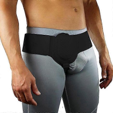Ceinture herniaire pour adulte, soutien inguinal ou sportif, soulagement de la douleur et récupération (1 pièce)