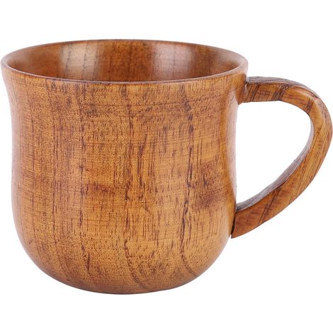 Tasse En Bois - 150ml Avec Anse - Résistante À La Chaleur - Pour Café Thé Lait - Usage Domestique Et Bureau - 1 Pièce (1/5)