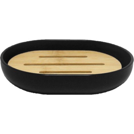 Porte Savon Design "Smart" 12cm Noir (1/2)