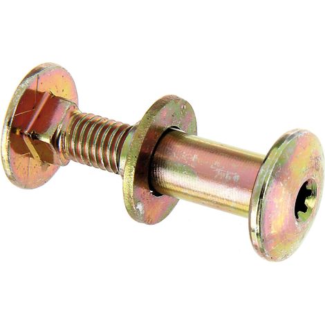 Vis ronde à tête conique Multi-Fix pour écrou douille bichromatées M 8 x 30 mm Set de 2 pièces (1/3)