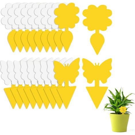 20 pièges à insectes collants -Convient aux plantes en pot, aux jardins et aux serres. -Protection de l'environnement et sécurité (1/5)