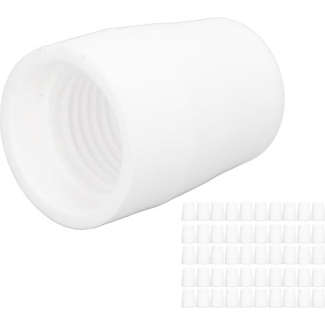 Ensemble de 50 coupelles de protection blanches pour découpeuse plasma : consommables robustes et performants pour torche de découpe plasma. (1/5)