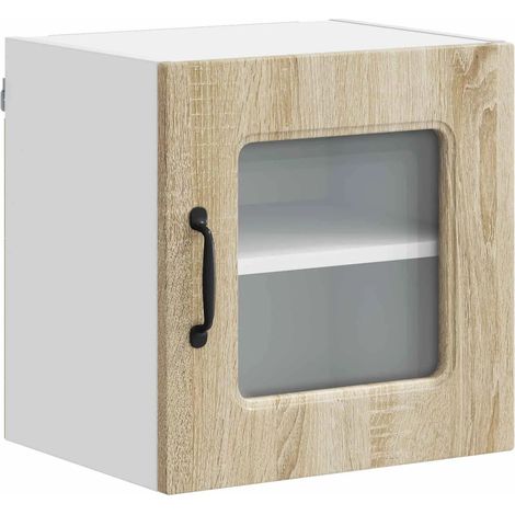 Armadio da cucina rettangolare spazio di archiviazione moderno 40 x 31 x 40 cm in legno ingegnerizzato rovere sonoma 020053517