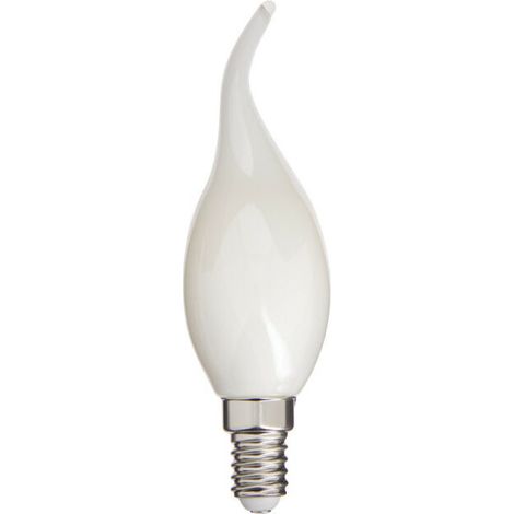 Flammen-LED-Ampulle, windbeständig, Fassung E14, 4 W (entspricht 40 W), warmweißes Licht (2700 K), ideal für Kronleuchter, Wandleuchten und Innenleuchten – ohne sichtbare Filamente