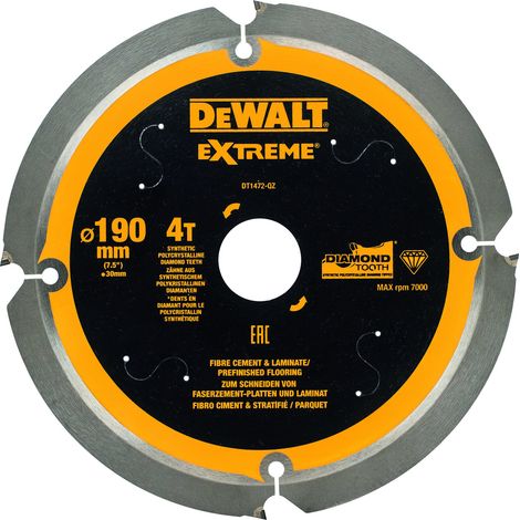 DeWalt Kreissägeblatt PCD 190/30 mm 4Z (1/2)
