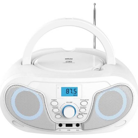Silva Schneider MPC 25.4 USB weiß Radio CD Bianco (1/5)