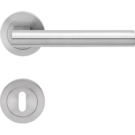 KARCHER DESIGN Drückergarnitur ER45 BB0 71 - Madeira, Buntbart, Edelstahl (1/3)