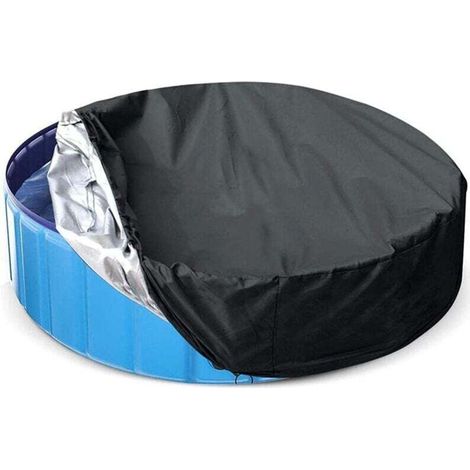 Rundpoolabdeckung mit einfacher Installation und verbessertem Sonnenschutz für Whirlpools erhöht die Sonneneinstrahlung in Ihrem Pool (bis zu φ210 x H 90 cm).