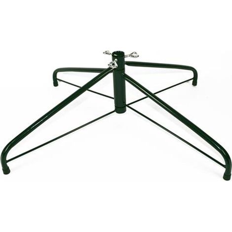 TrAdE Shop Traesio - Base Per Albero Di Natale A Croce In Metallo 30 Cm Richiudibile Pieghevole - (1/2)