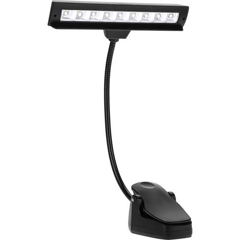 Lampe de bureau à pince 9 LED flexible pour étudier et travailler (1/5)