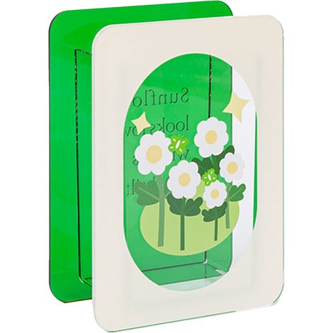 Blumenhalter aus Acryl, moderner Blumenstraußbehälter (1/5)