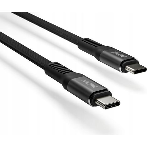 XLINE USB Typ C - USB Typ C Kabel 1 m schwarz 1 Stück. (1/5)