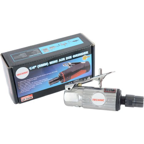 Smerigliatrice pneumatica a gambo corto dritto da 6 mm, 25000 giri/min per metalli (1/4)