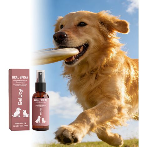 Spray buccal pour animaux, convient aux chats et aux chiens, rafraîchit l'haleine, nettoie et protège les dents, usage quotidien – 30 ml (1/5)
