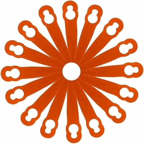 Filiyano-100 lames en plastique pour coupe-bordures STIHL Polycut 2-2 FSA 45 (1/5)