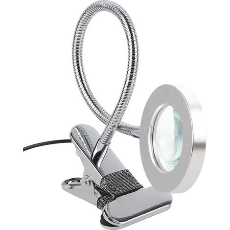 Lampe de maquillage portable avec loupe 2.5x et éclairage LED rechargeable (1/5)