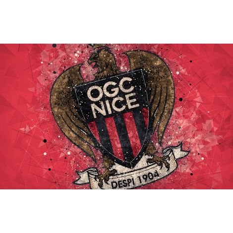 Papier peint panoramique Foot / Football - OGC Nice - 130 cm x 81 cm (1/2)
