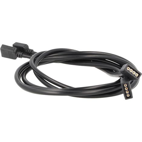 2 PZ Cavo Prolunga 1 Metro con Connettori Femmine 4 Buchi Entrambi i Lati per Striscia LED RGB (1/3)