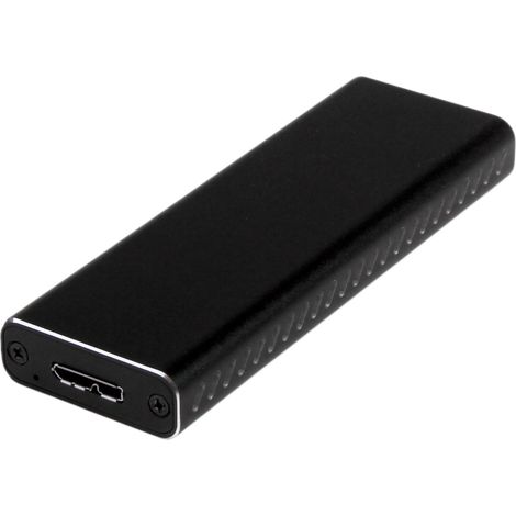 StarTech.com SM2NGFFMBU33 contenitore di unità di archiviazione Box esterno SSD Nero (1/4)