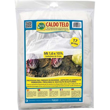 Telo protettivo per piante caldo telo 1.6x10 17 gr-mq