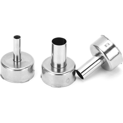 Lot de 3 buses de pistolet thermique en acier inoxydable haute dureté, universelles, pour station de soudage. (1/5)