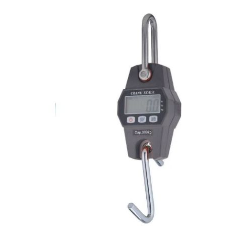 1 Stück schwarze elektronische Waage 300 kg Hängewaage mit Haken Dynamometer L (1/5)