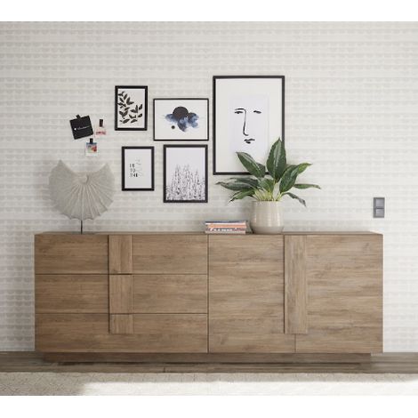 Buffet Jupiter 2 portes et 3 tiroirs – Finition Mercure (1/4)