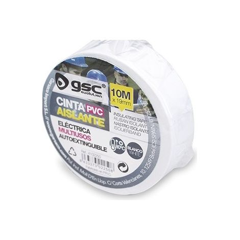 Nastro isolante 20mx25mm bianco Garsaco 4102271