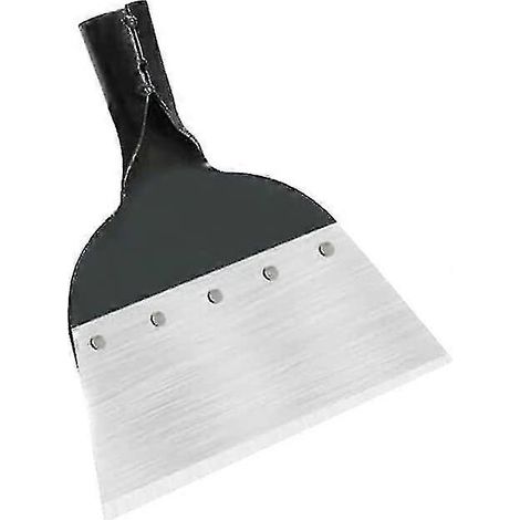 Pelle de jardin multifonctionnelle pour le nettoyage extérieur, pelle plate en acier, pelle à glace, outil de désherbage et de plantation pour les travaux agricoles (1/4)