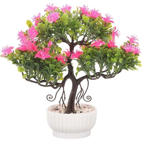 Künstliche Topfpflanze, künstlicher Bonsai, künstliche Pflanzendekoration, künstliche Topfpflanze, künstliche Pflanze (1/2)