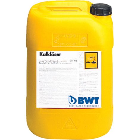 BWT Schnellentkalkung Kalklöser, 20 kg Lösung von Kalkstein, kochfest, 60999