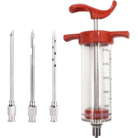 Seringue à sauce/injecteur de marinade/avec capacité d'aiguille (1/4)
