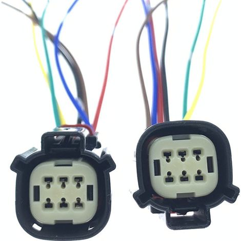 Applicable to Cadillac XTS ATSLCT6XT5XTS rear light connector (headlight, fog light, turn signal, taillight) -- JB1760-6P