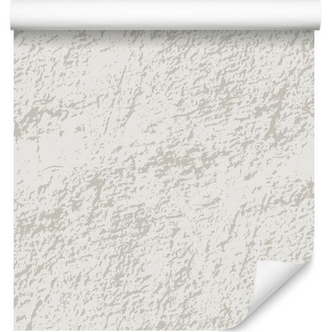 Carta da parati in cemento chiaro in stile modernista per soggiorno e camera da letto, 50x1000 cm (1/5)
