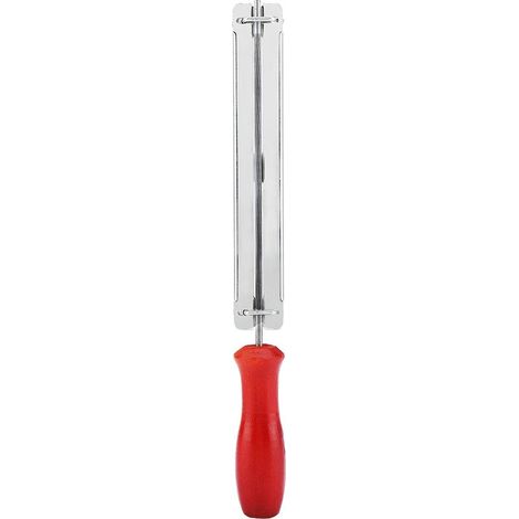 Lime Pour Affûtage Chaîne Tronçonneuse - Acier Haute Qualité - Diamètre 4 mm - Manche Bois - Pour Affûtage Précis - 1 Pièce (1/4)